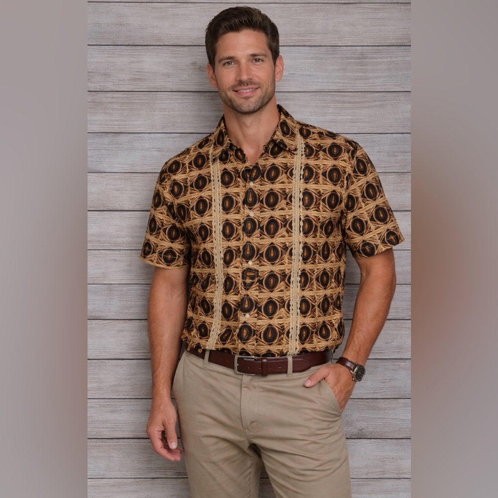 Men’s African button down Shirt